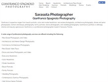 Tablet Screenshot of gianfrancospagnolophotography.com